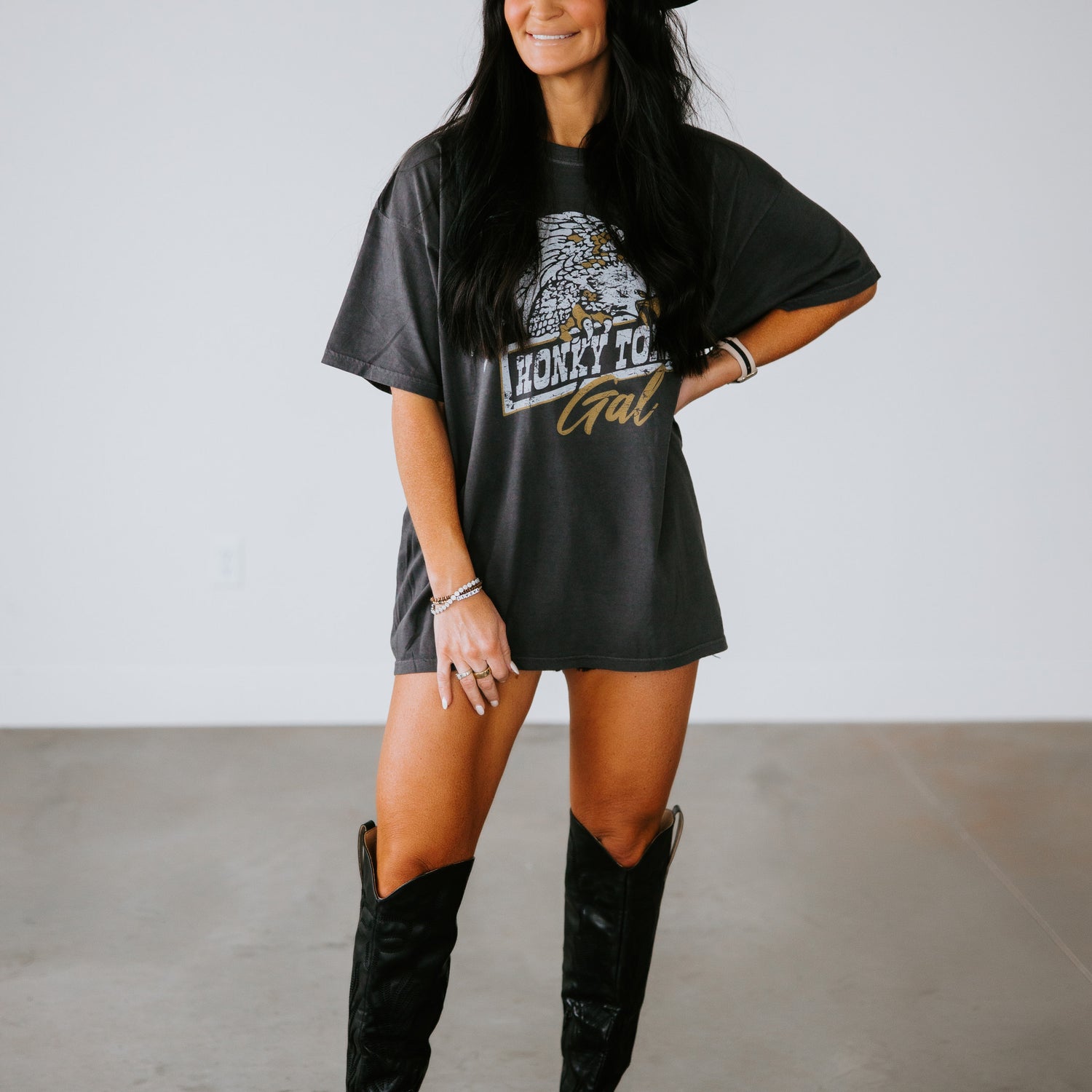 Honky Tonk Gal Oversized Tee