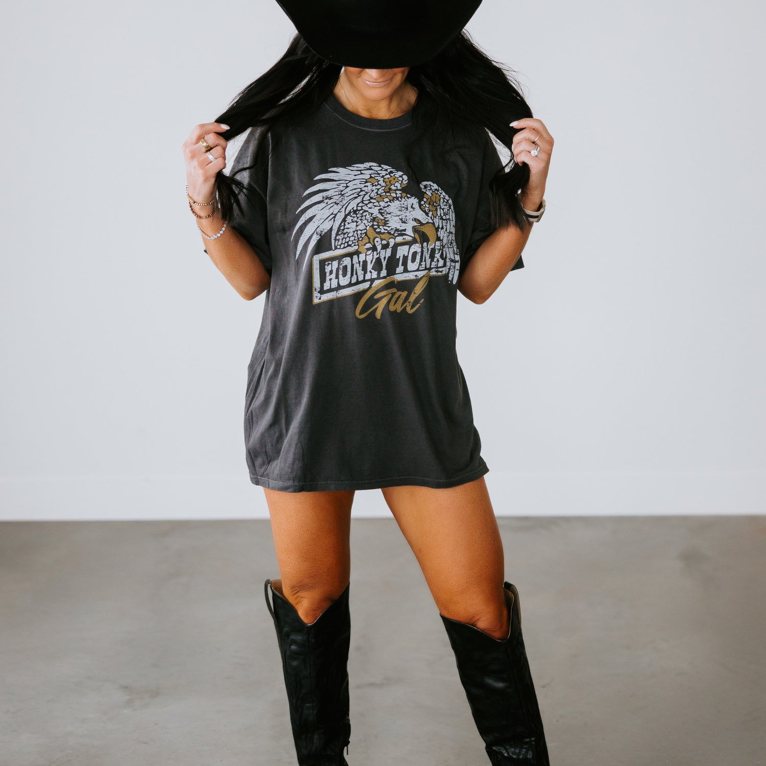 Honky Tonk Gal Oversized Tee