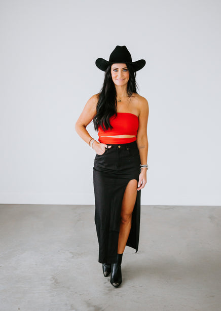 Mallorie Cutout Tube Top