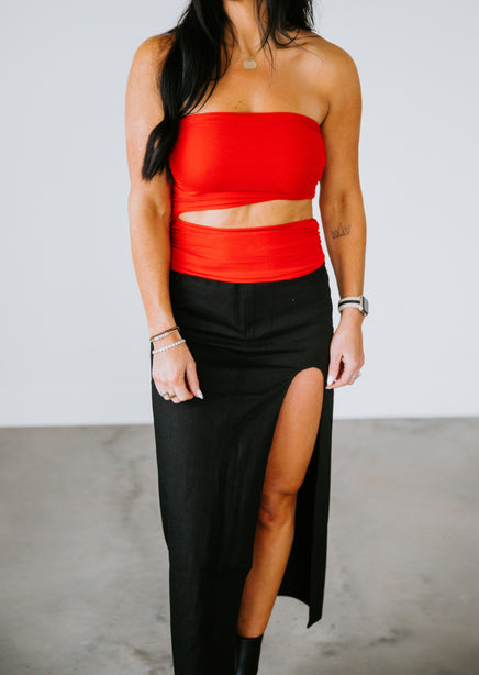 Mallorie Cutout Tube Top