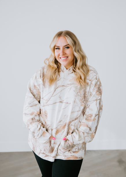 Sand Dune Camo Hoodie by Lily & Lottie