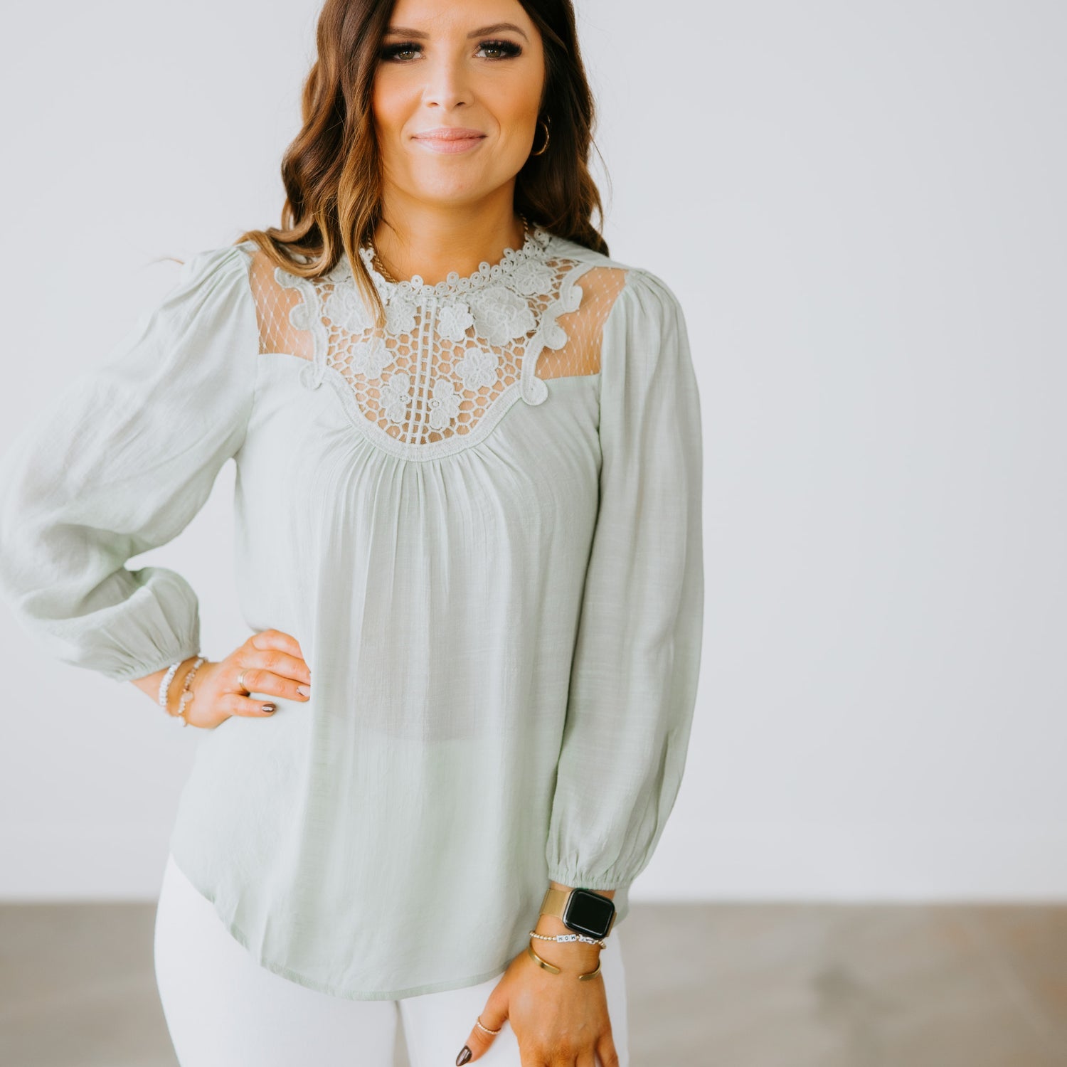 Cinda Lace Blouse