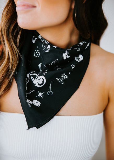 Western Print Bandana