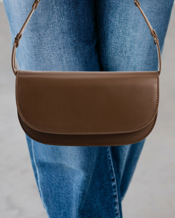 Inez Faux Leather Shoulder Bag