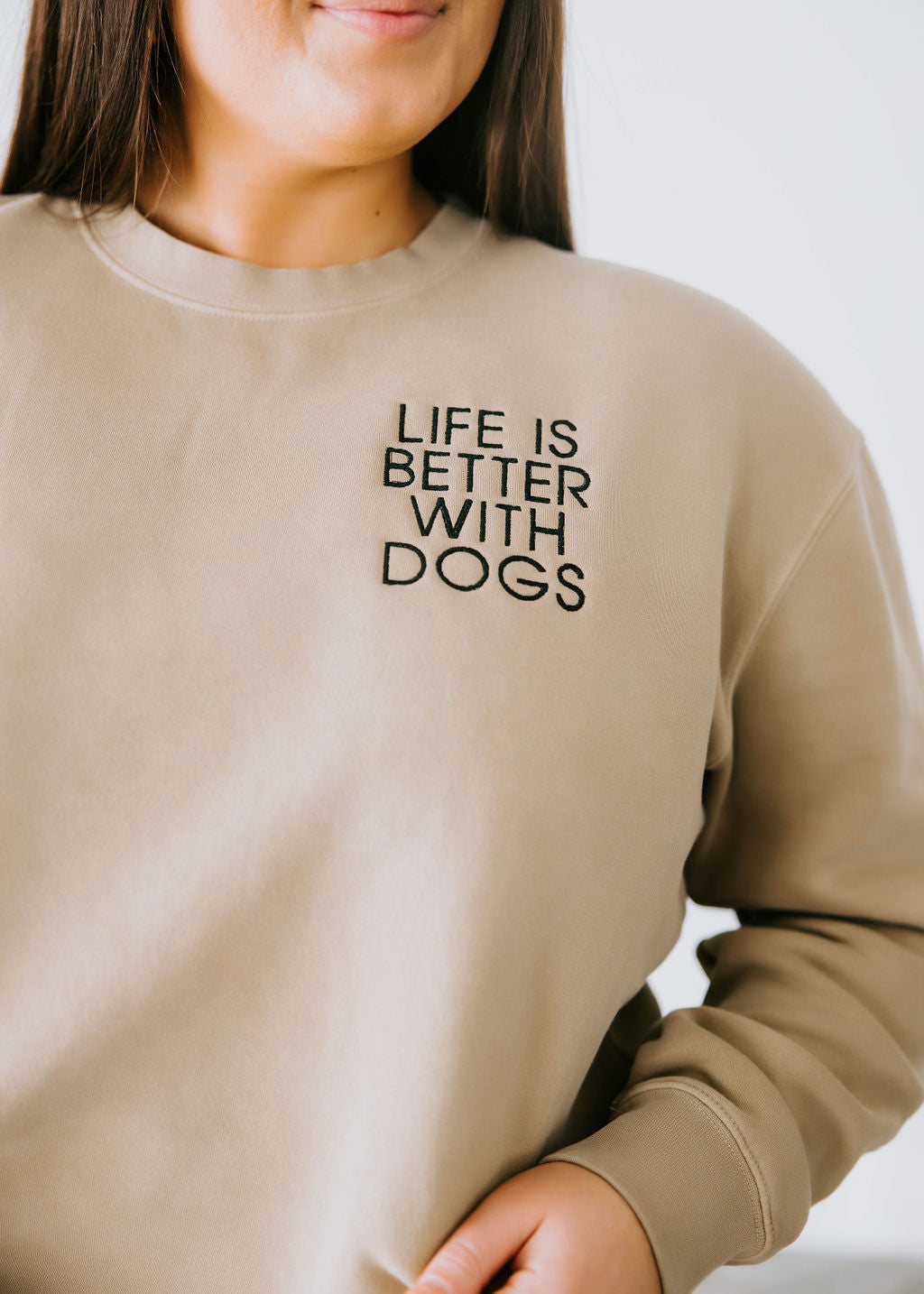 Curvy Life is Better Graphic Sweatshirt