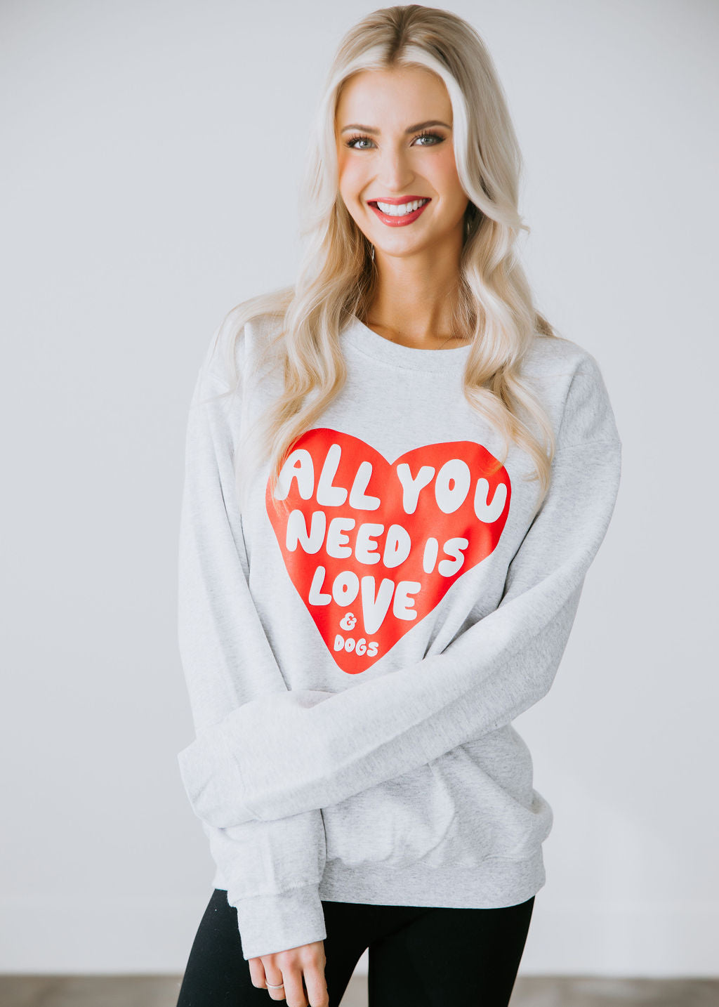 Love & Dogs Graphic Sweatshirt