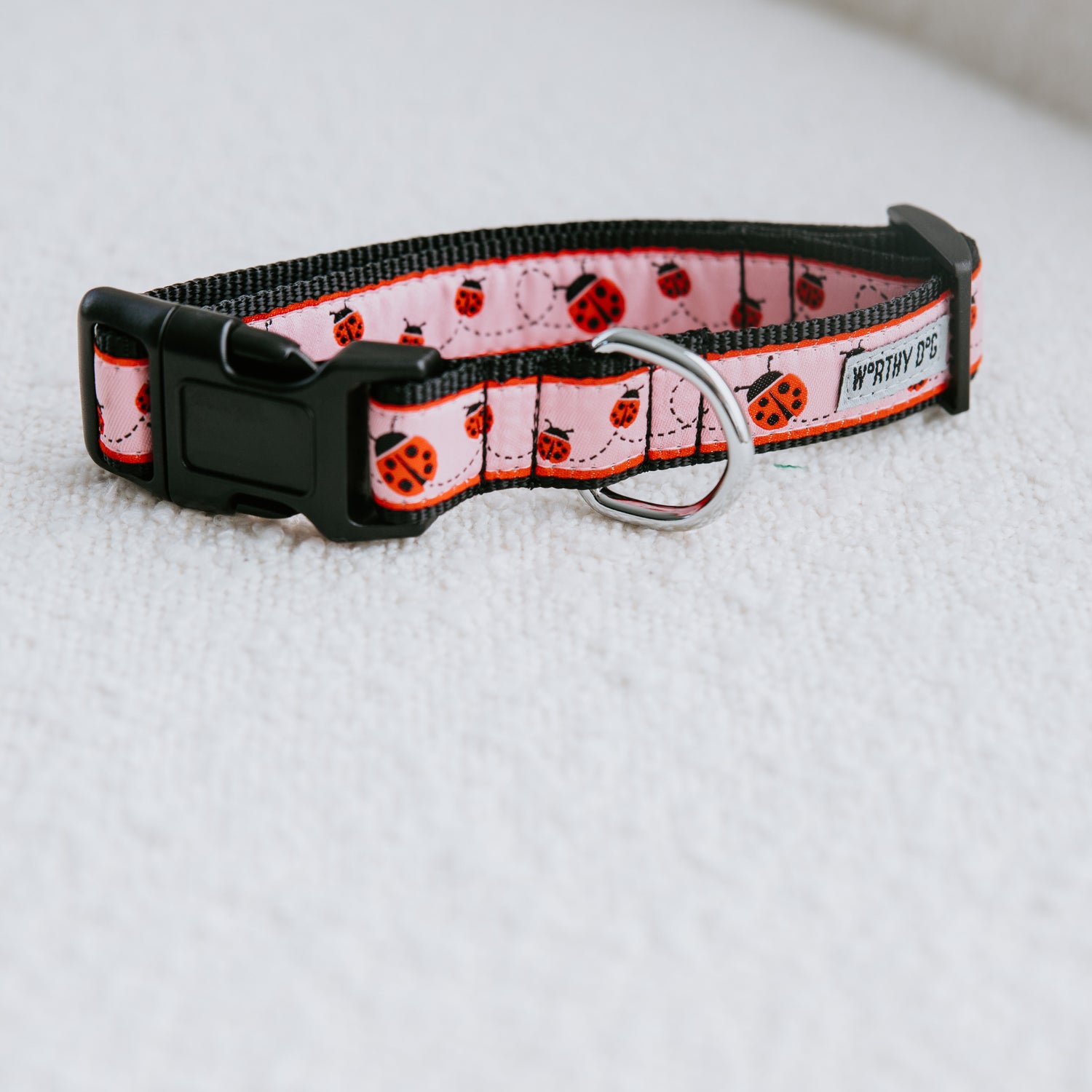 Ladybug Dog Collar