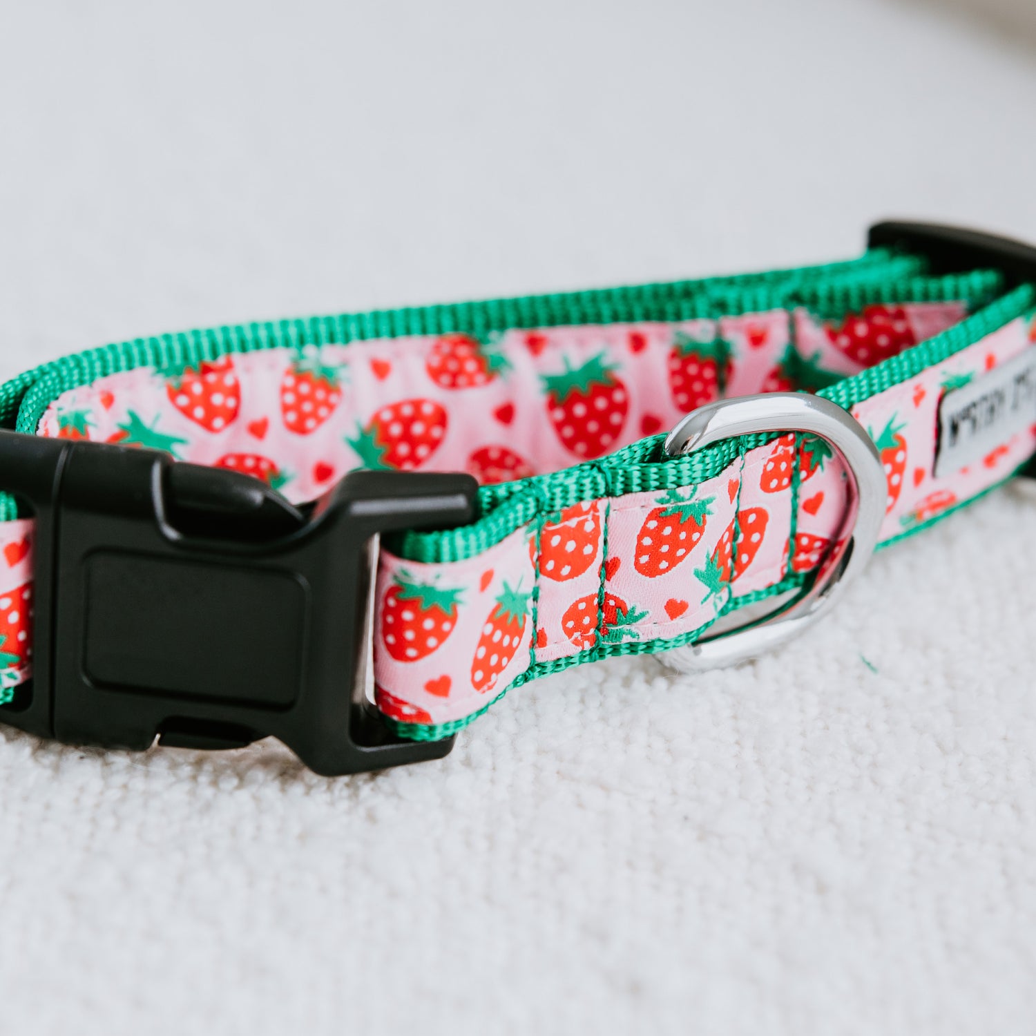 Strawberries Dog Collar