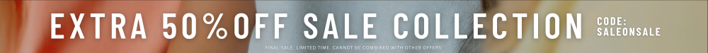 Extra 50% off sale collection with code SALEONSALE