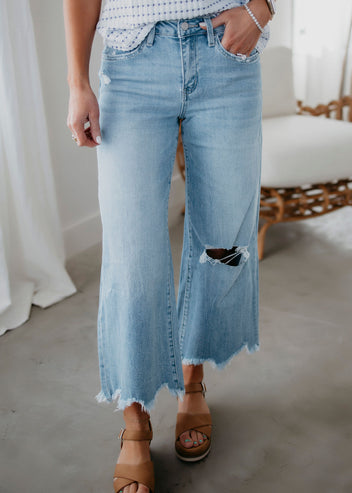 Zac Vervet Wide Leg Jean