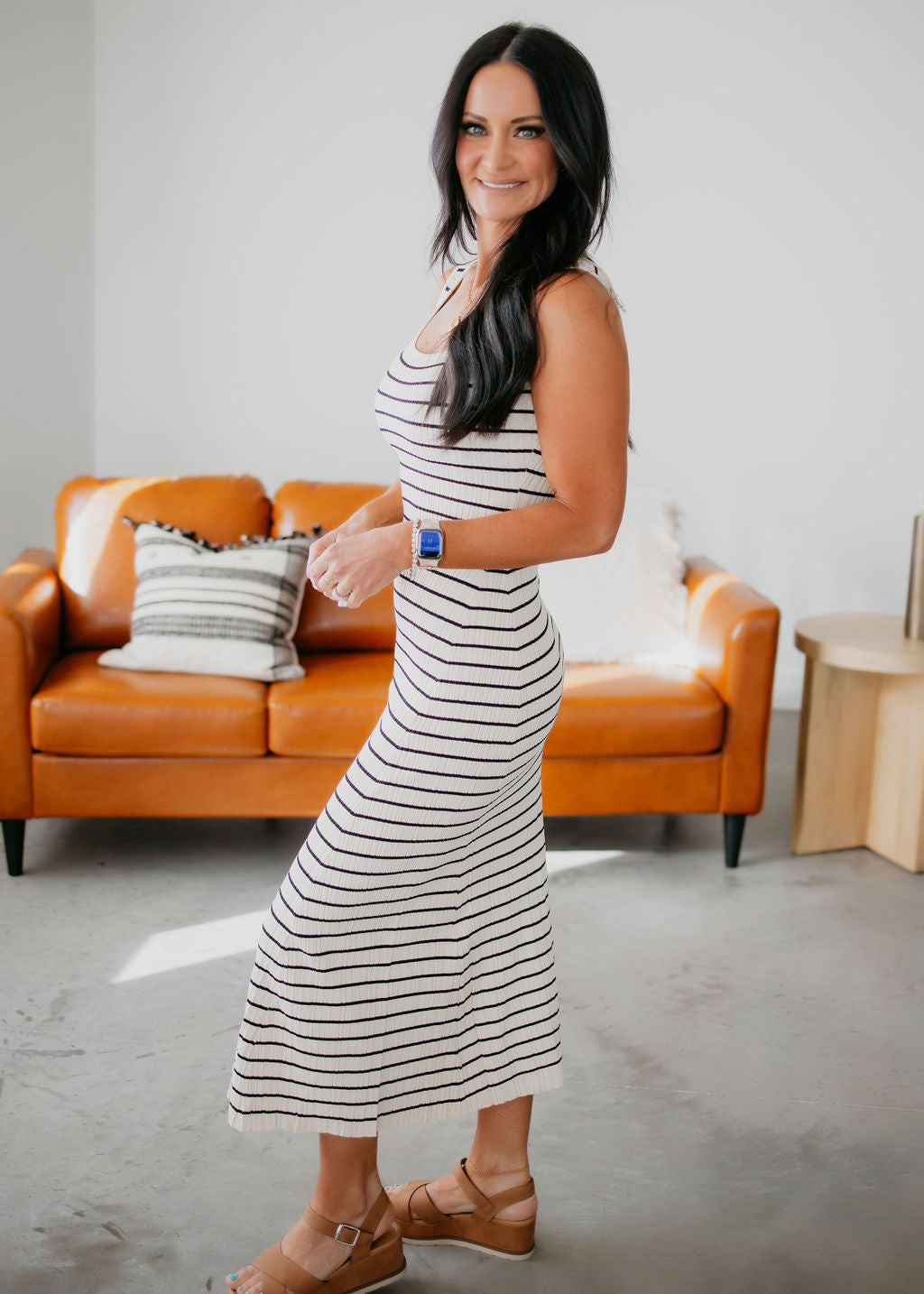 Ora Striped Maxi Dress