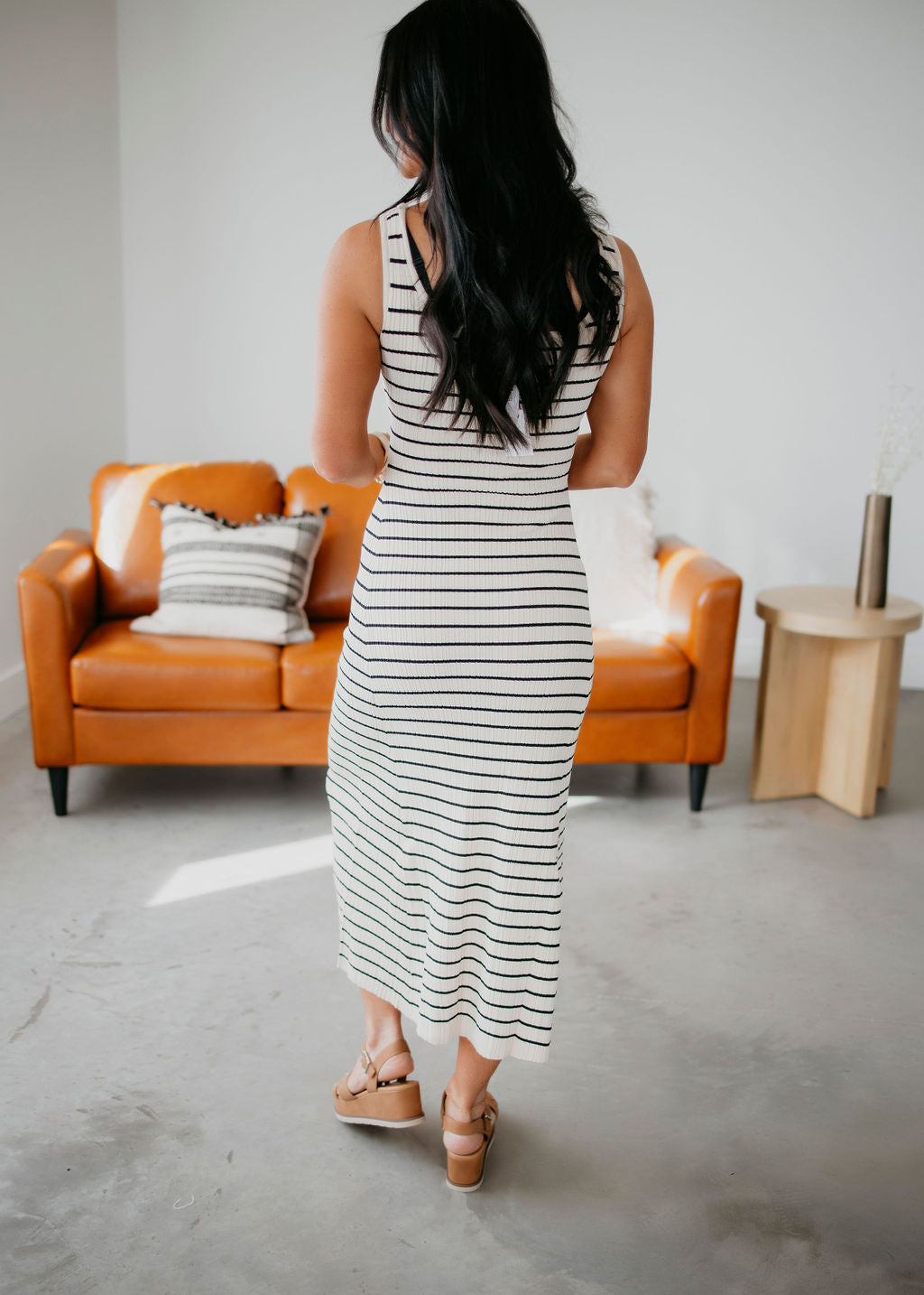 Ora Striped Maxi Dress
