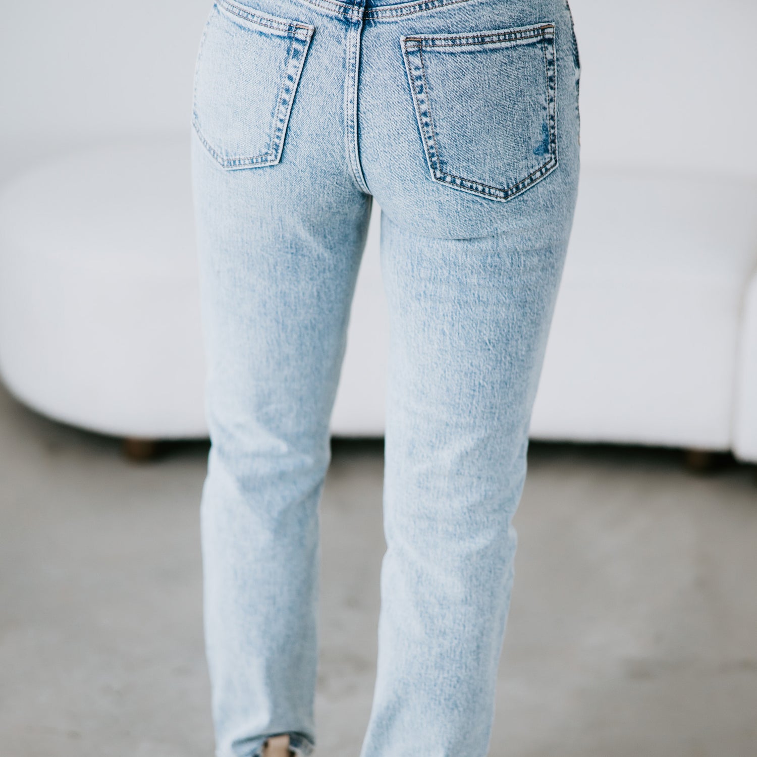 Tate High Rise Straight Jeans