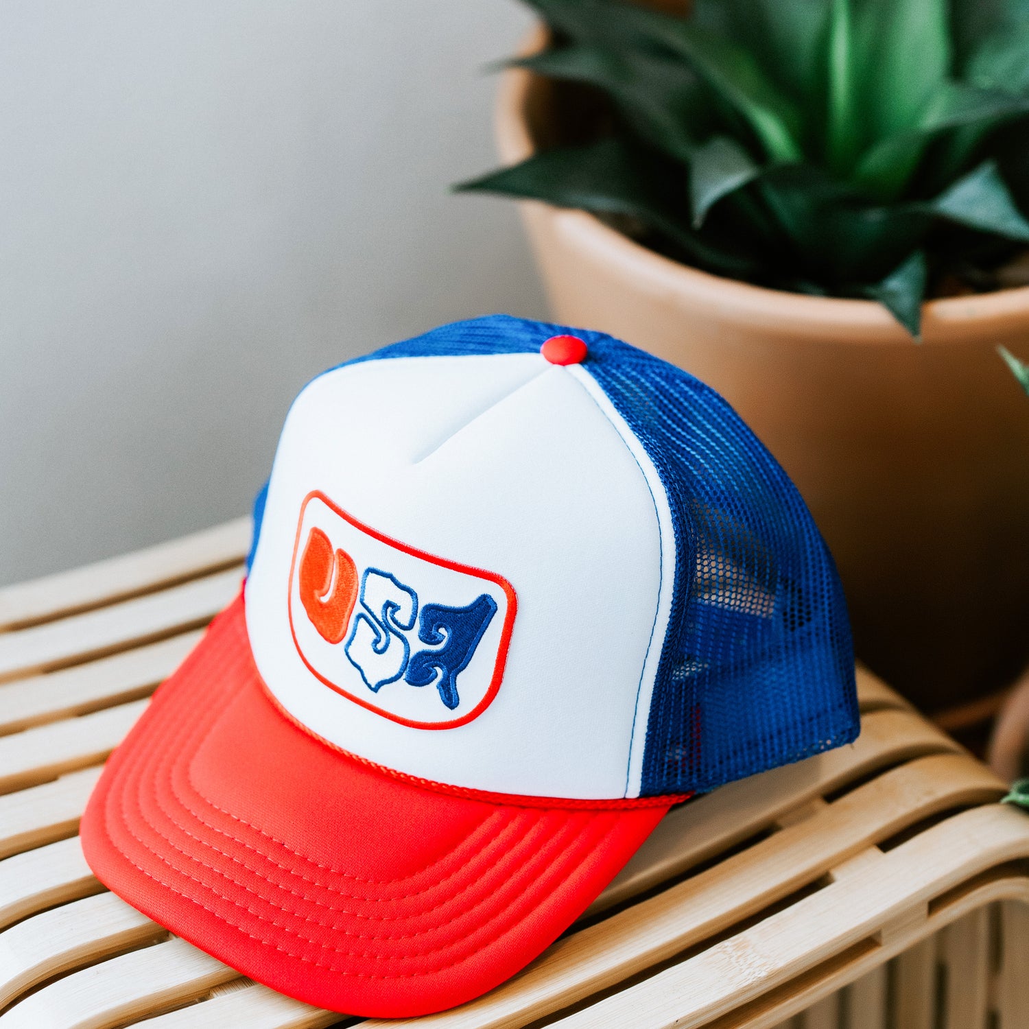 USA Patch Trucker Hat