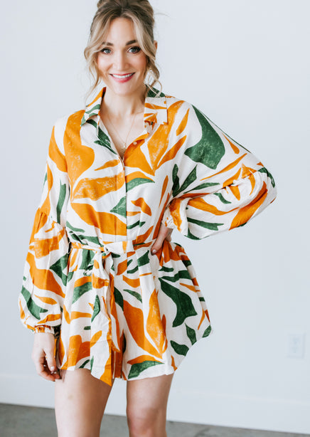 Malibu Printed Romper