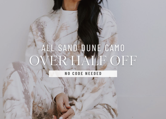 All sand dune camo over half off. No code needed.