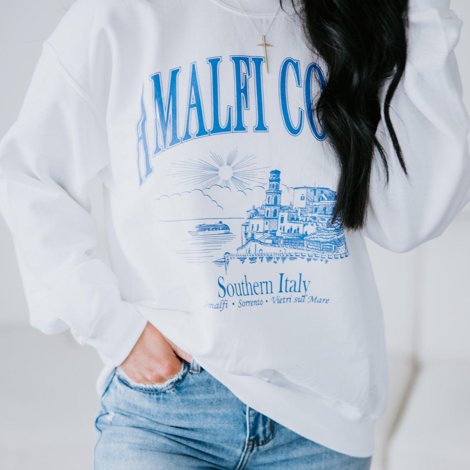 Amalfi Coast Graphic Sweatshirt