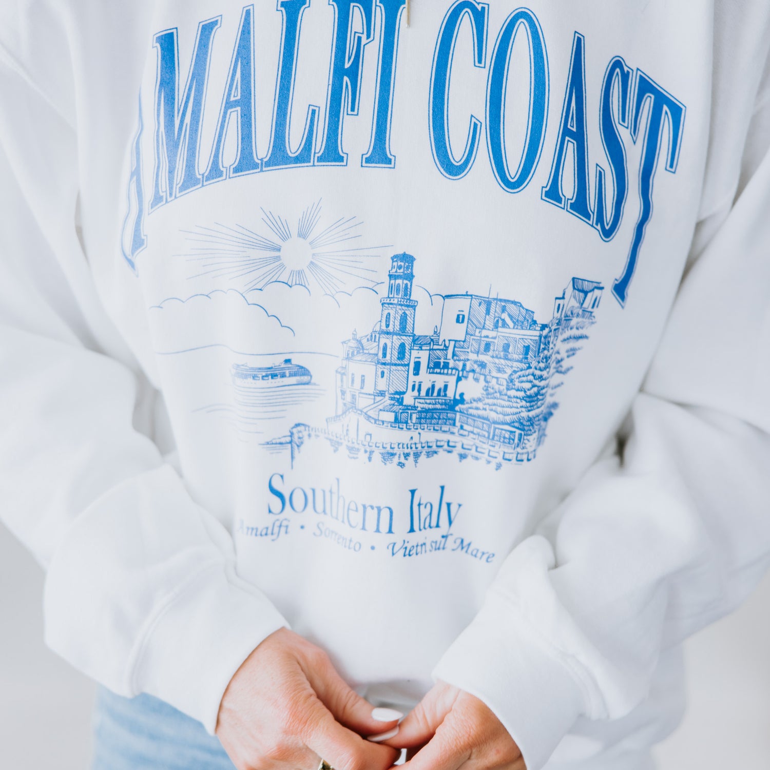 Amalfi Coast Graphic Sweatshirt