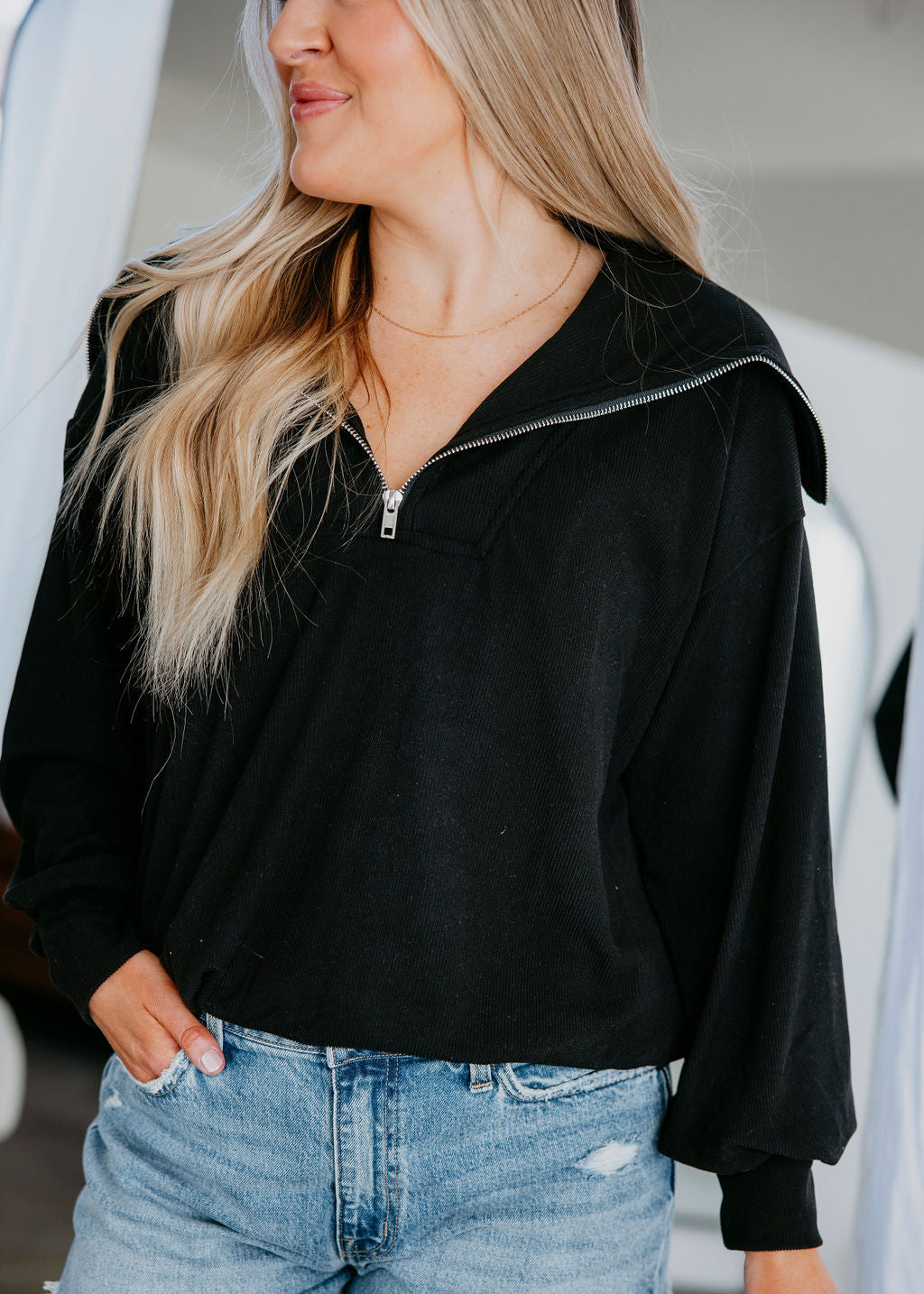 Emilia Soft Ribbed Pullover