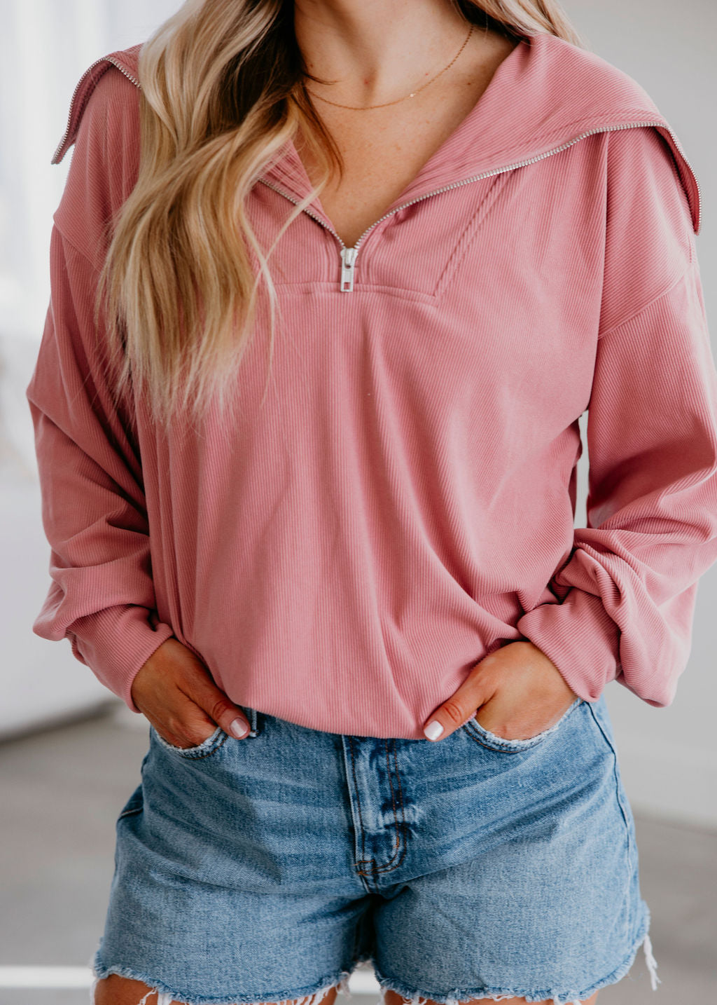 Emilia Soft Ribbed Pullover