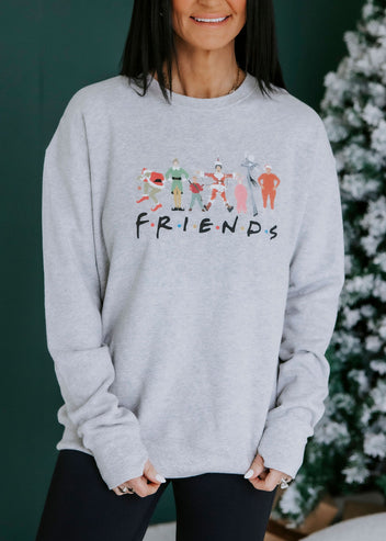 Christmas Movie Friends Graphic Crew