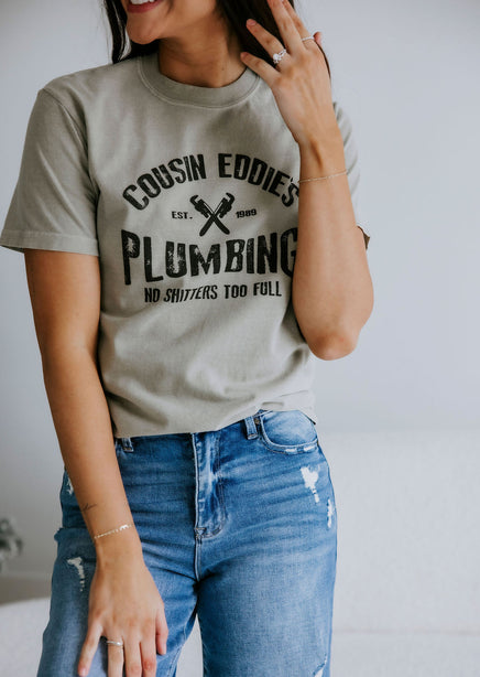 Cousin Eddie's Plumbing Graphic Tee product view