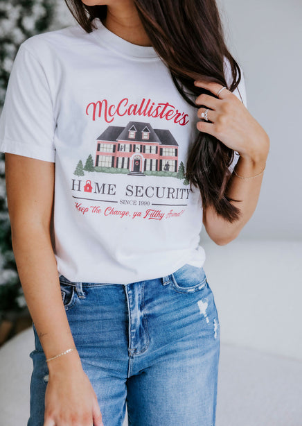 McCallister's Home Security Graphic Tee product view