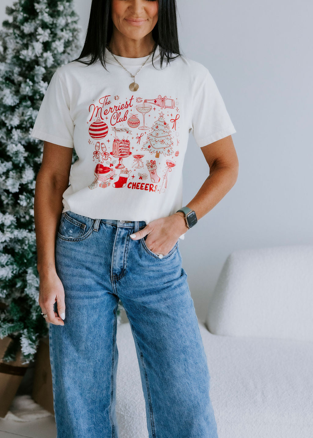 The Merriest Club Graphic Tee