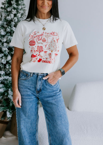 The Merriest Club Graphic Tee product view