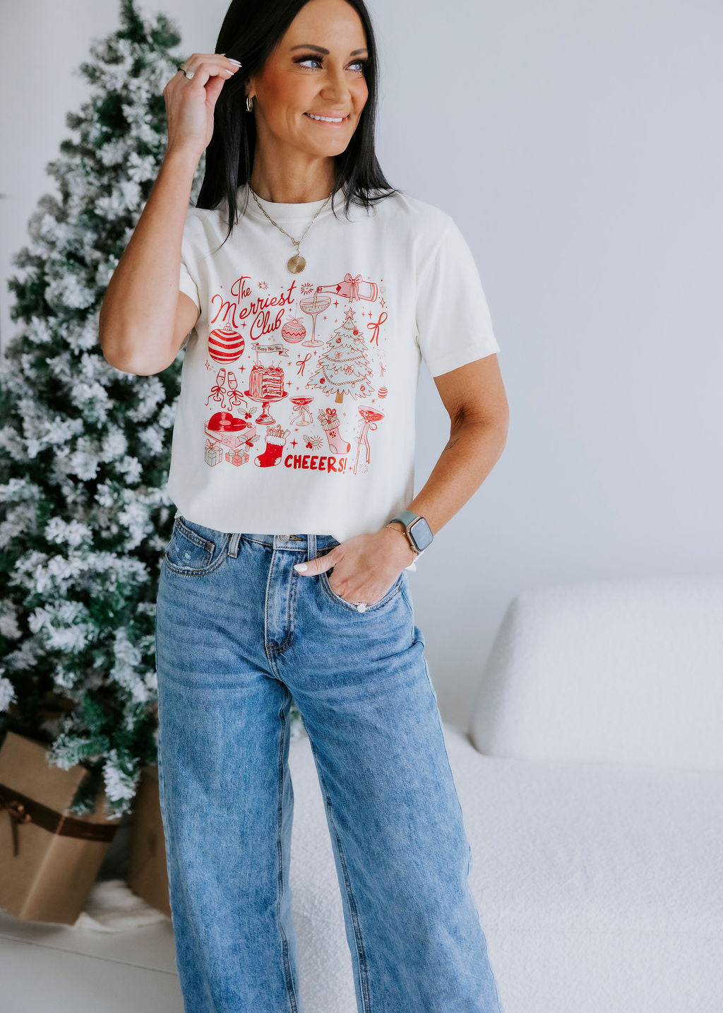 The Merriest Club Graphic Tee