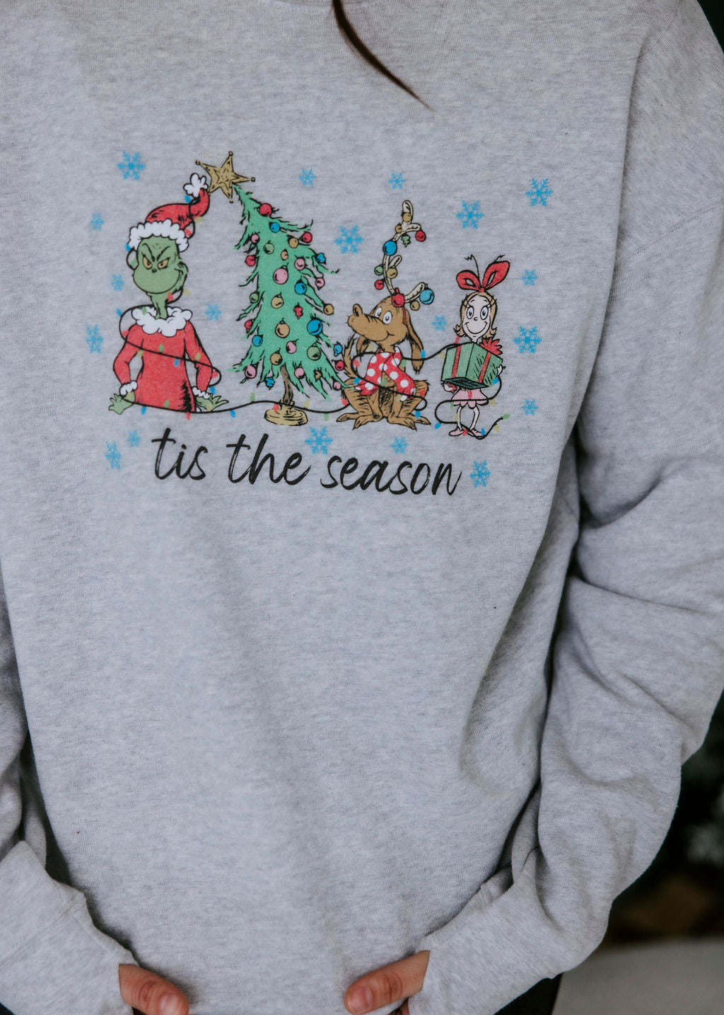 Tis The Season Grinch Graphic Crew