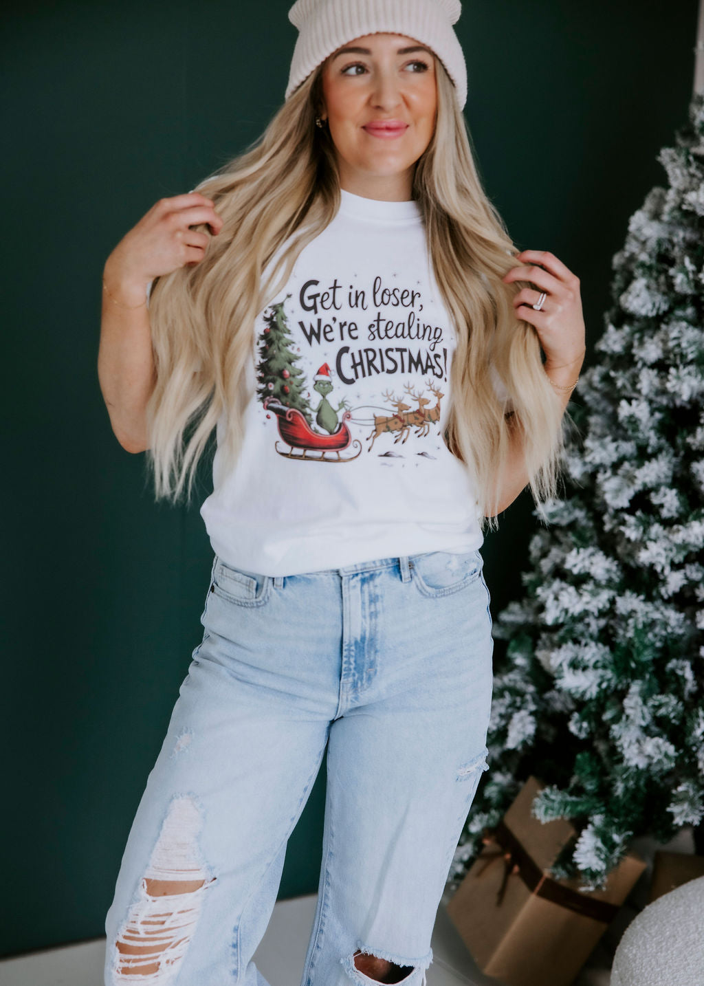 Get In Loser Grinch Graphic Tee