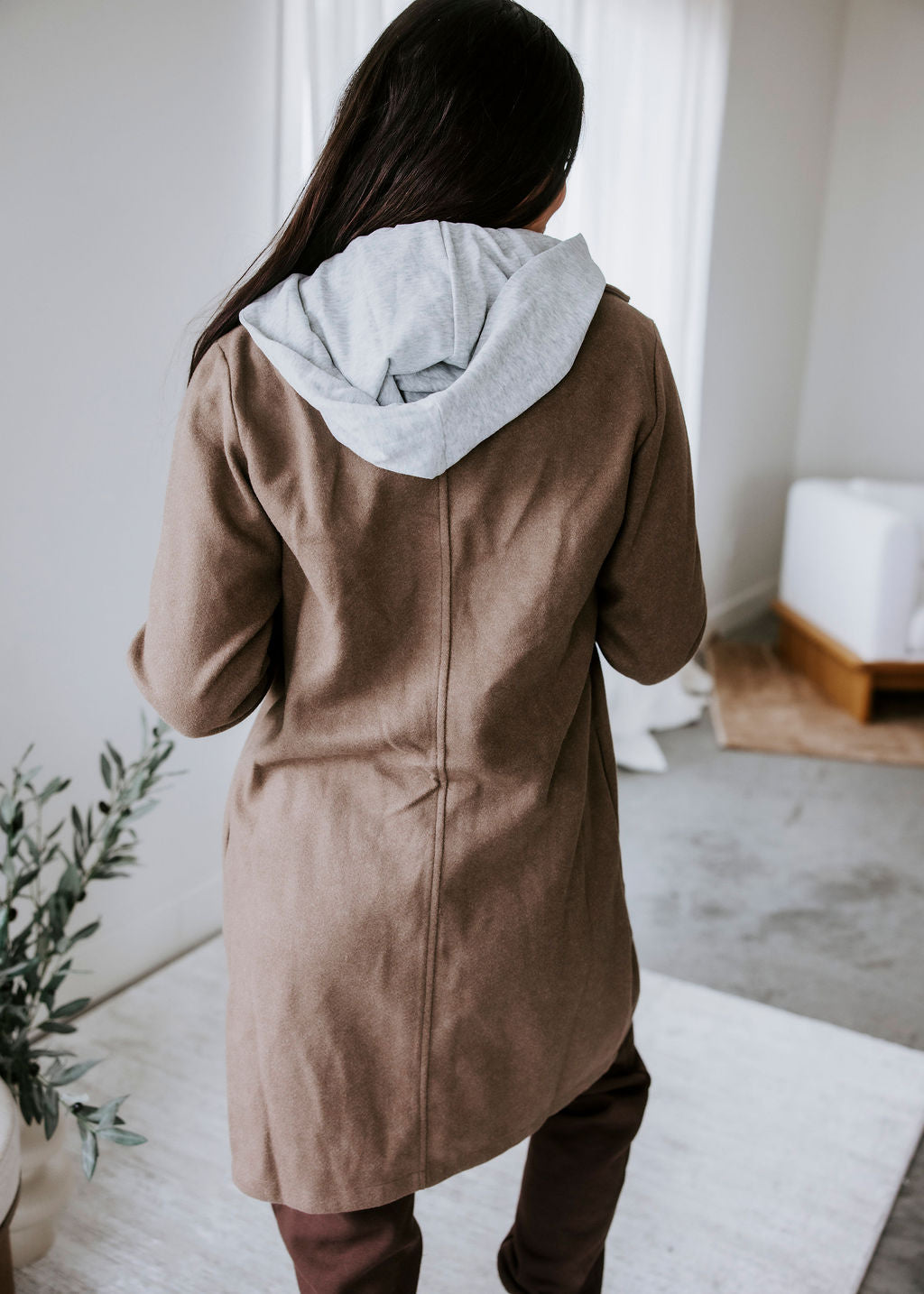 Lindy Hooded Trench Coat