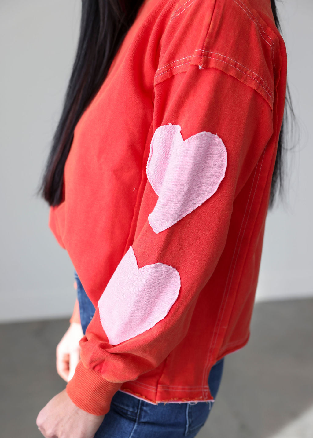 Heart Patch Sweatshirt