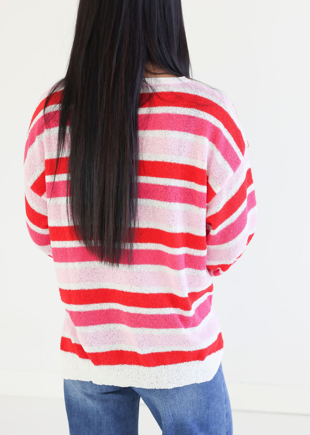 Mandy Knit Striped Sweater