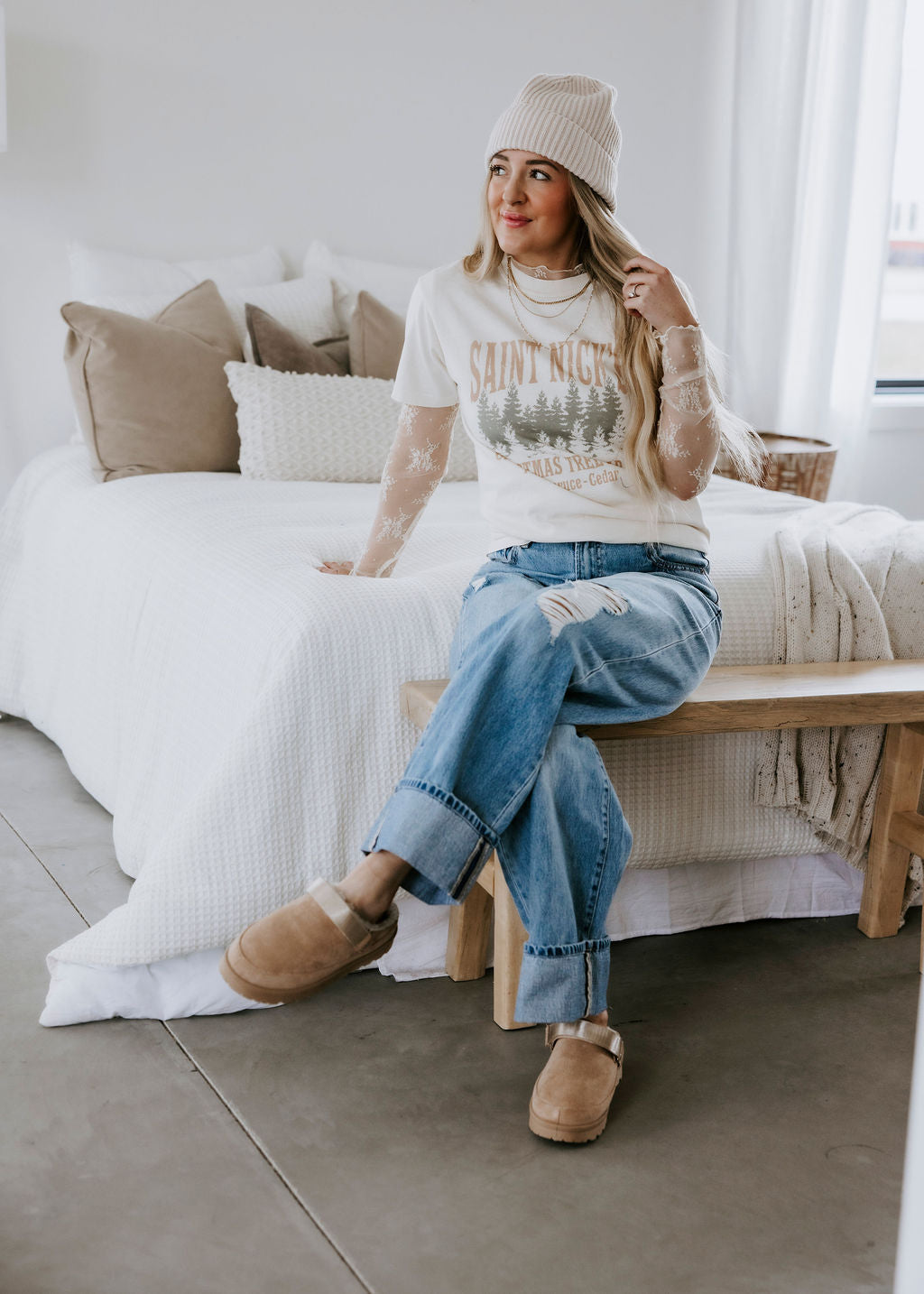 Saint Nick's Christmas Tree Farm Graphic Tee