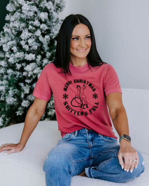 Shitter's Full Christmas Graphic Tee