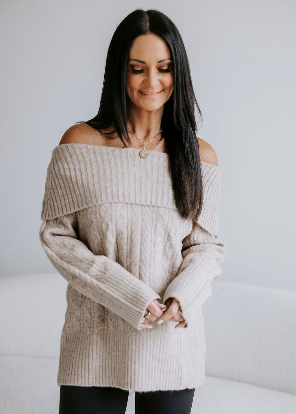 Samantha Off The Shoulder Sweater