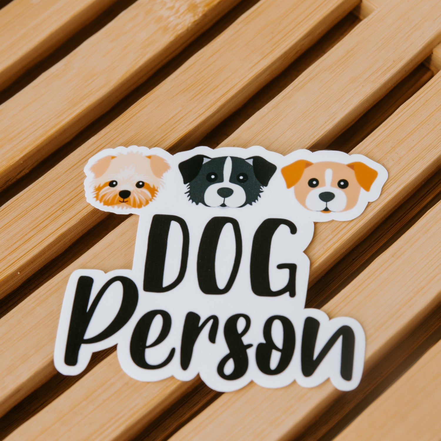 Dog Person Sticker