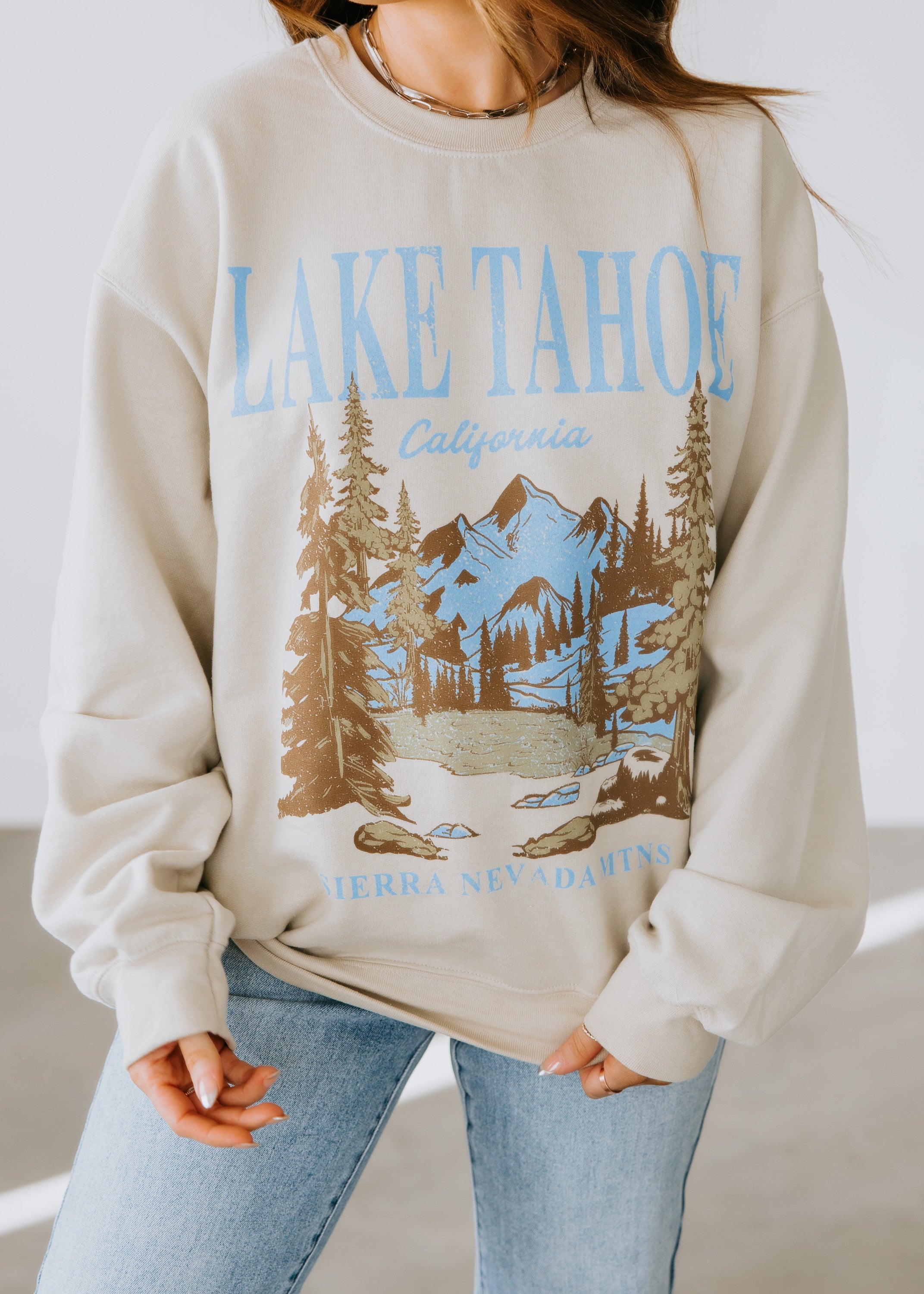 image of Lake Tahoe Graphic Sweatshirt