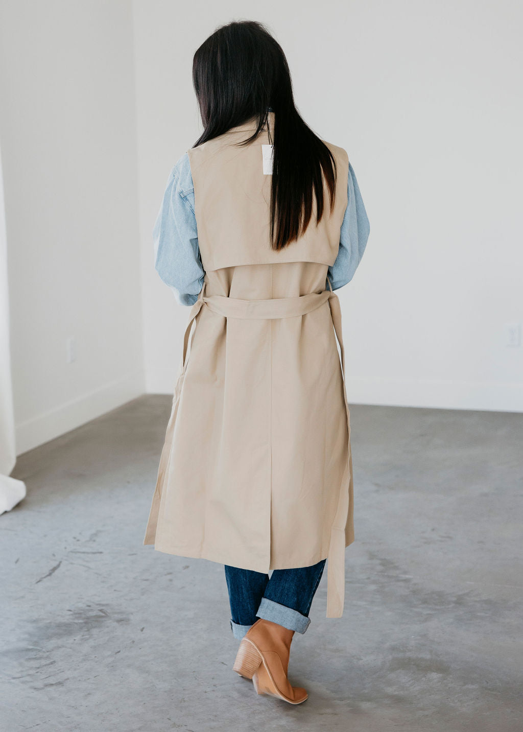 Denim Darling Trench Coat