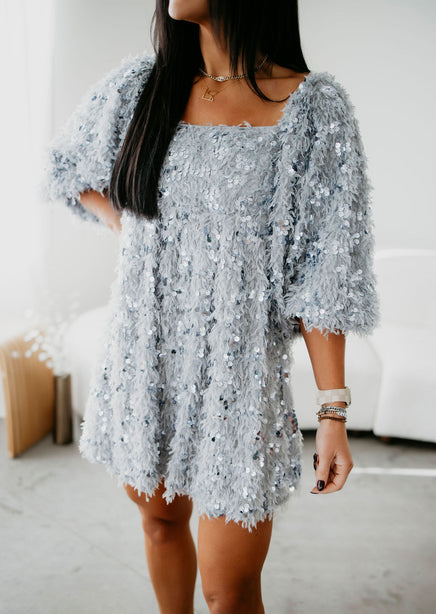 Tyra Sequin Babydoll Dress | Lauriebelles Tyra Sequin Babydoll Dress | Lauriebelles