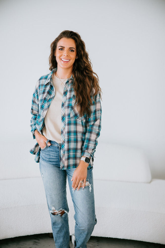 Corbin Plaid Top