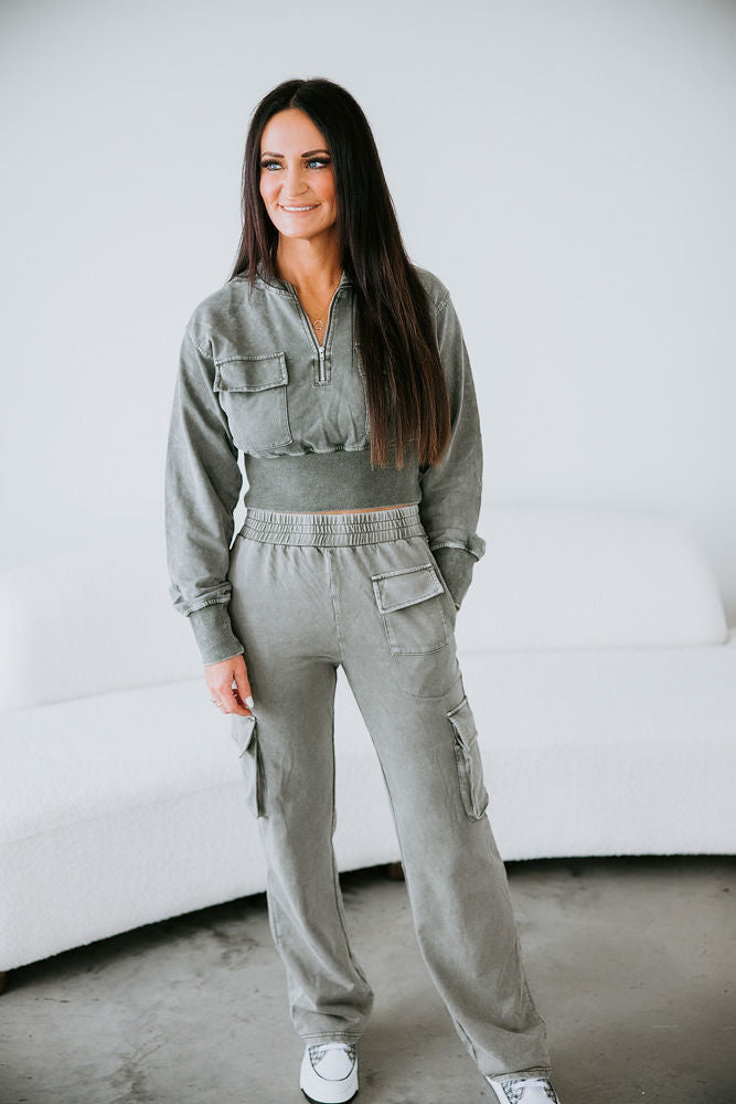 Drew Cropped Pullover