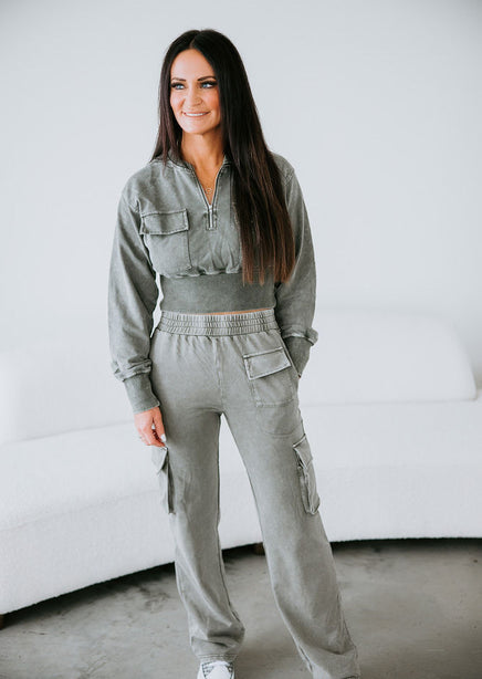 Drew Cropped Pullover