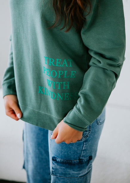 Treat People Graphic Sweatshirt