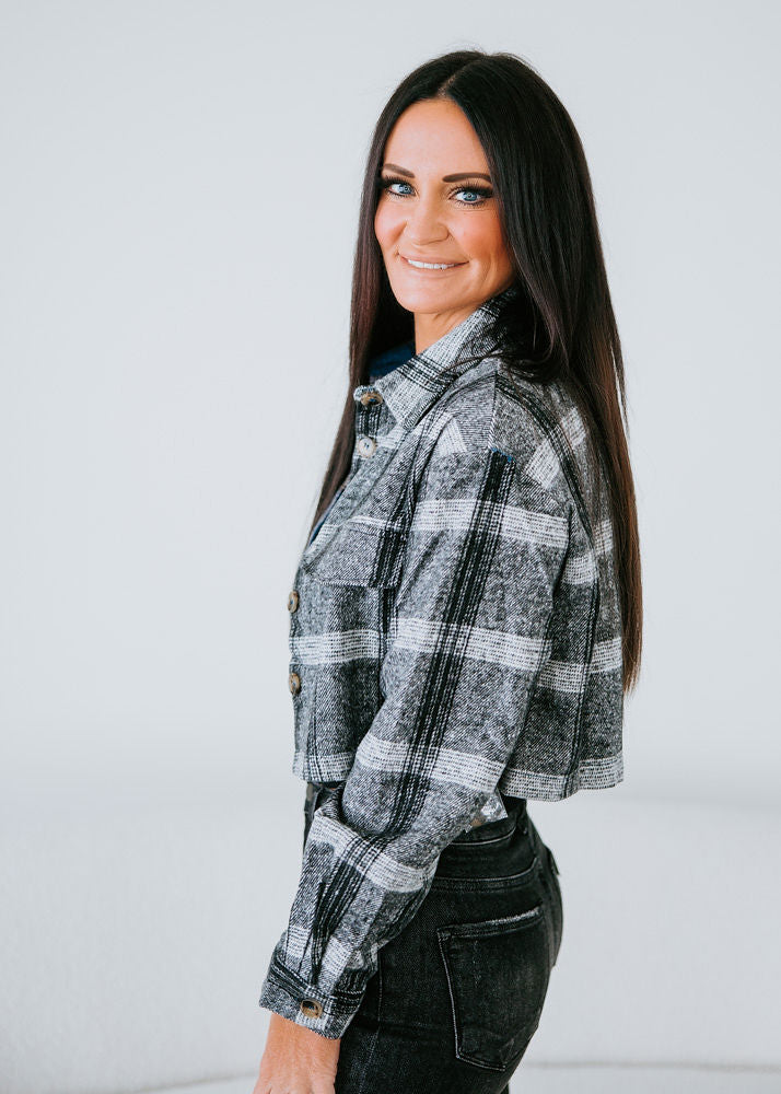 Andi Cropped Plaid Top – Lauriebelles