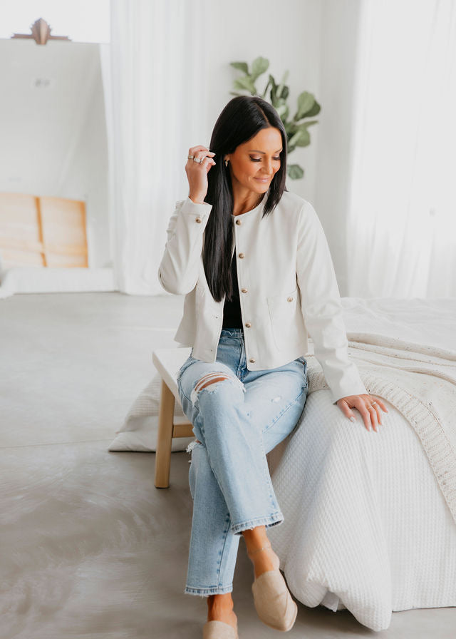 Cayli Faux Leather Jacket