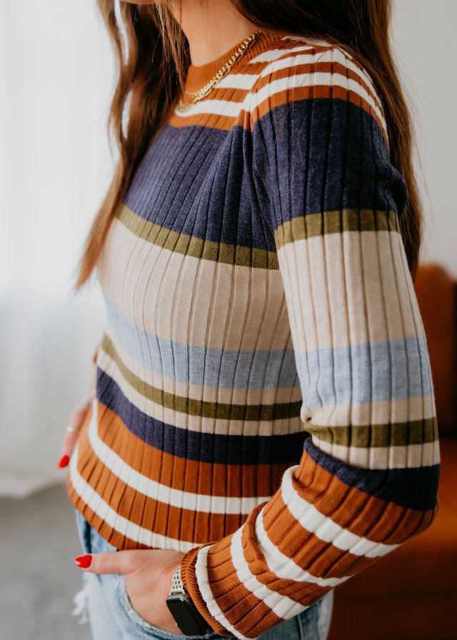 Ashlie Striped Sweater