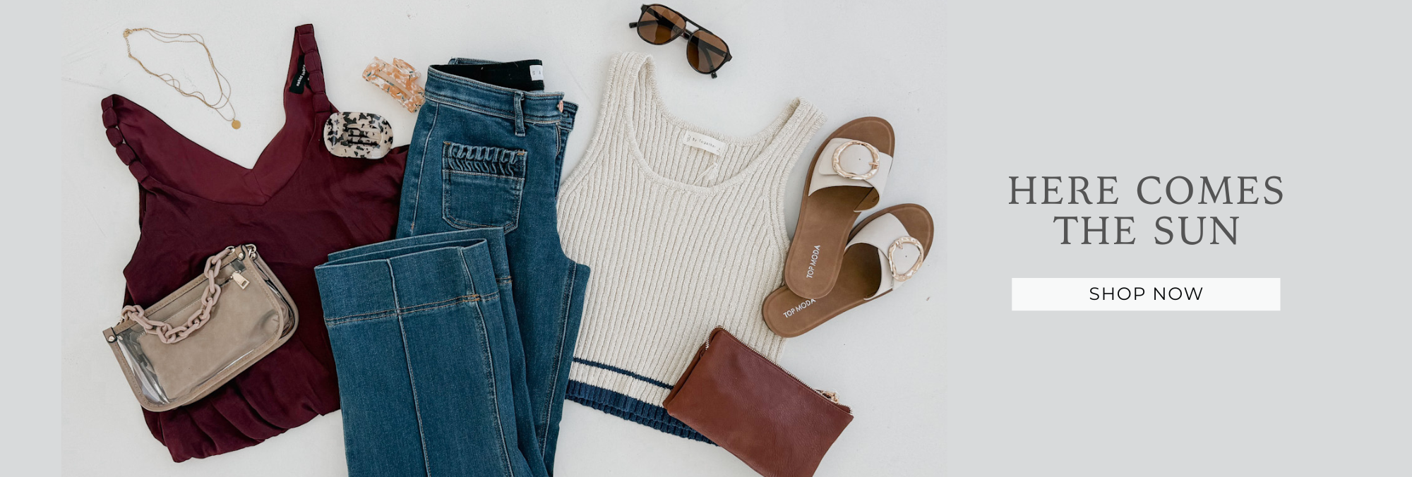 Here comes the sun. Shop now.